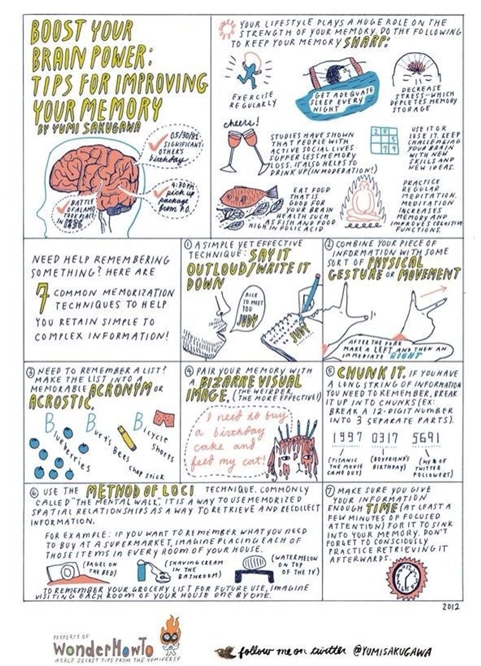 Ways to improve your memory!