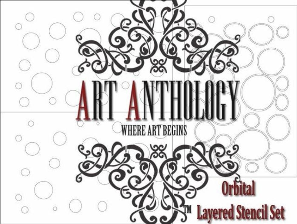 We are going to work with my new stencil set Orbital.