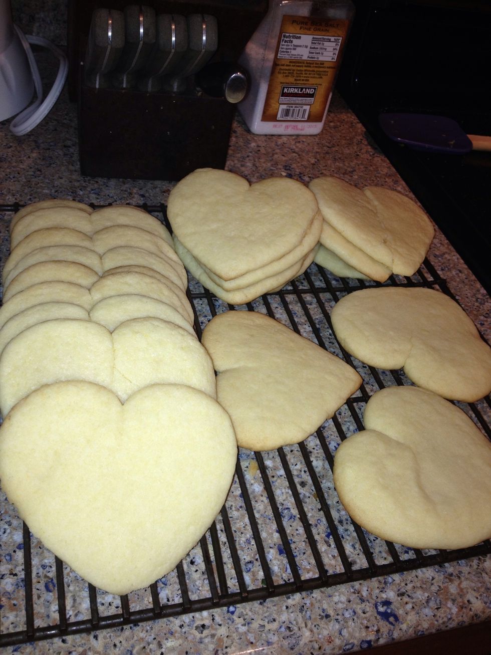 We baked these for about 8 minutes, checking after 5-6 minutes. They need to be slightly brown around the edges. \ud83d\ude04