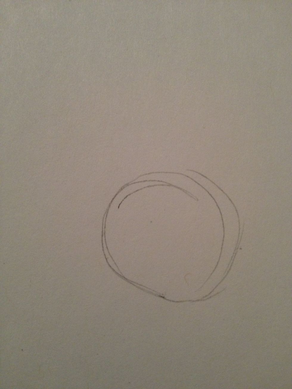 We begin with Ash and a basic circle shape