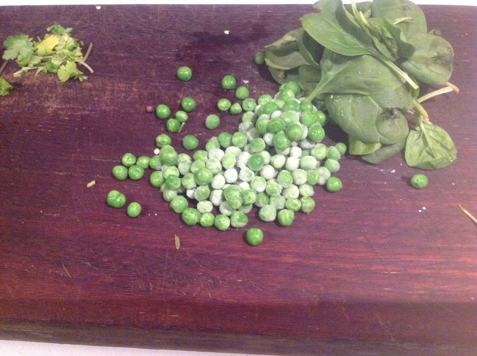 We choose to put in the softer/delicate ingredients at the end of the cooking process so that they dont become mushy and are over cooked