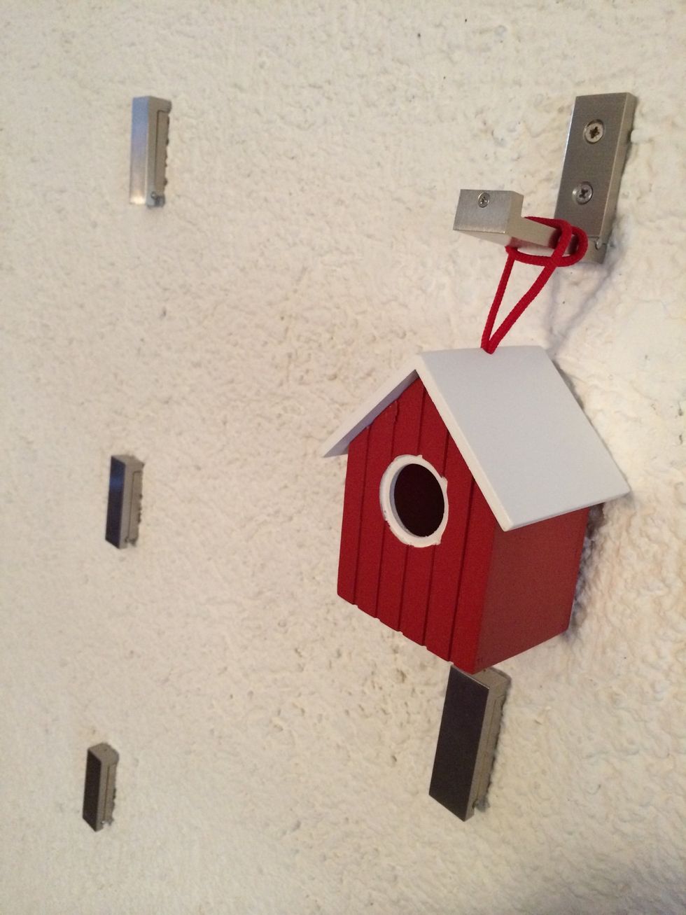 We chose foldable hooks. They're perfect because you won't need all of them at the same time.