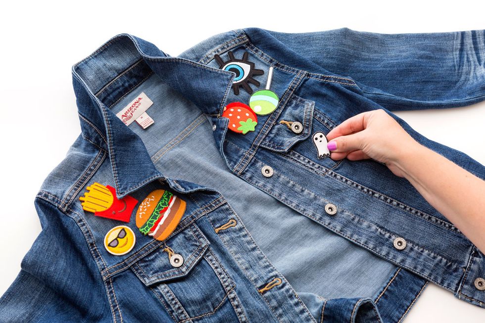 We couldn\u2019t resist making a jacket with the rest of our patch haul.