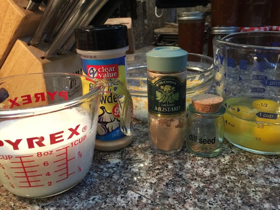 We got in a hurry and snapped this picture before we had all of the ingredients out! But they are ALL in the list!\ud83d\udc4d\ud83c\udffb