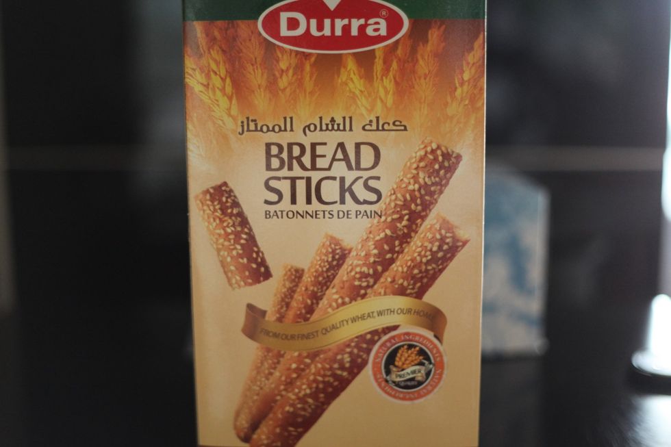 We have some already open bread sticks. So we are going to crush these to bread crumbs. But packet breadcrumbs are perfectly fine.