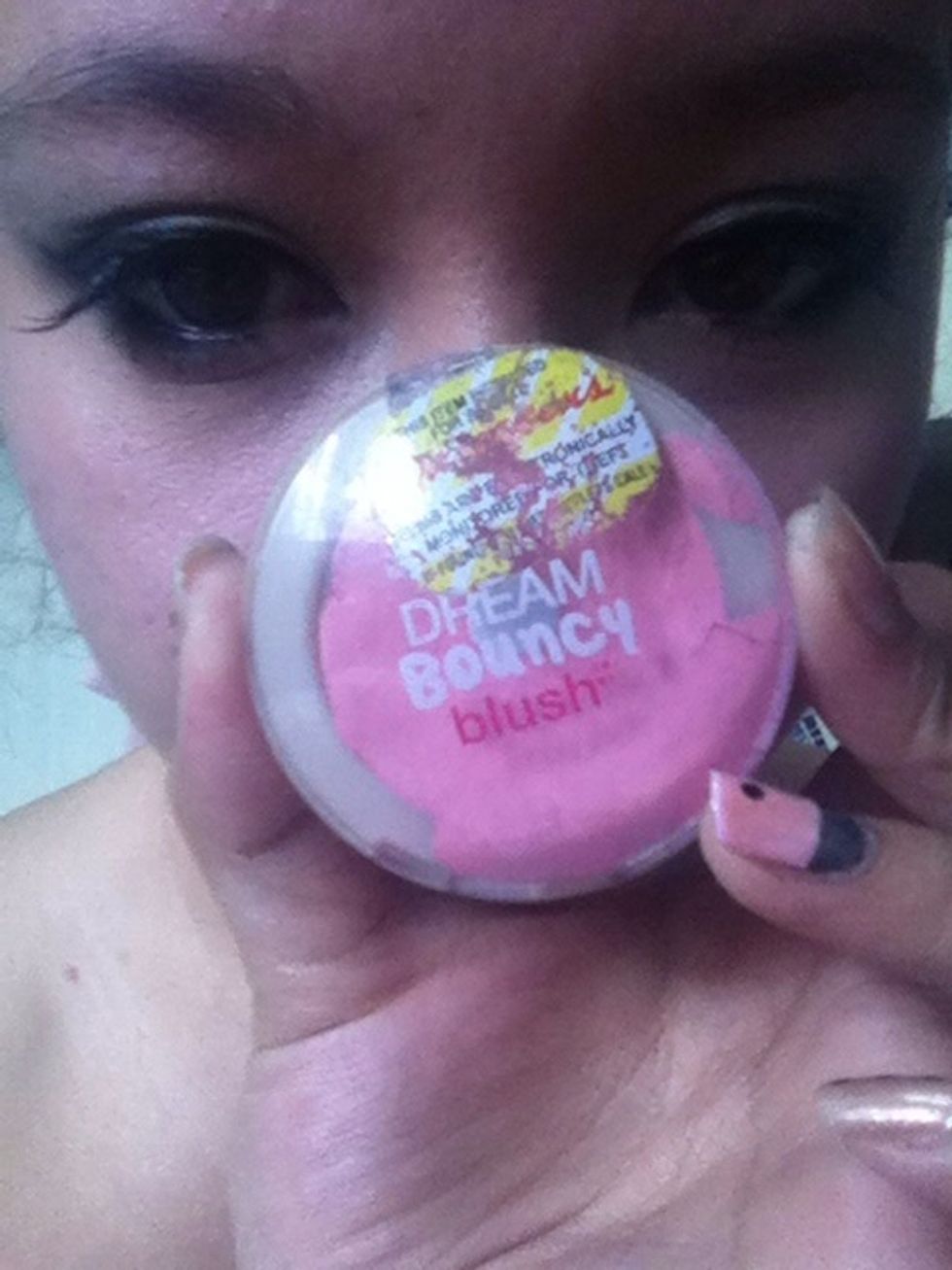 We just need a little blush to make it happen. I use maybelline's' dream bouncy blush.