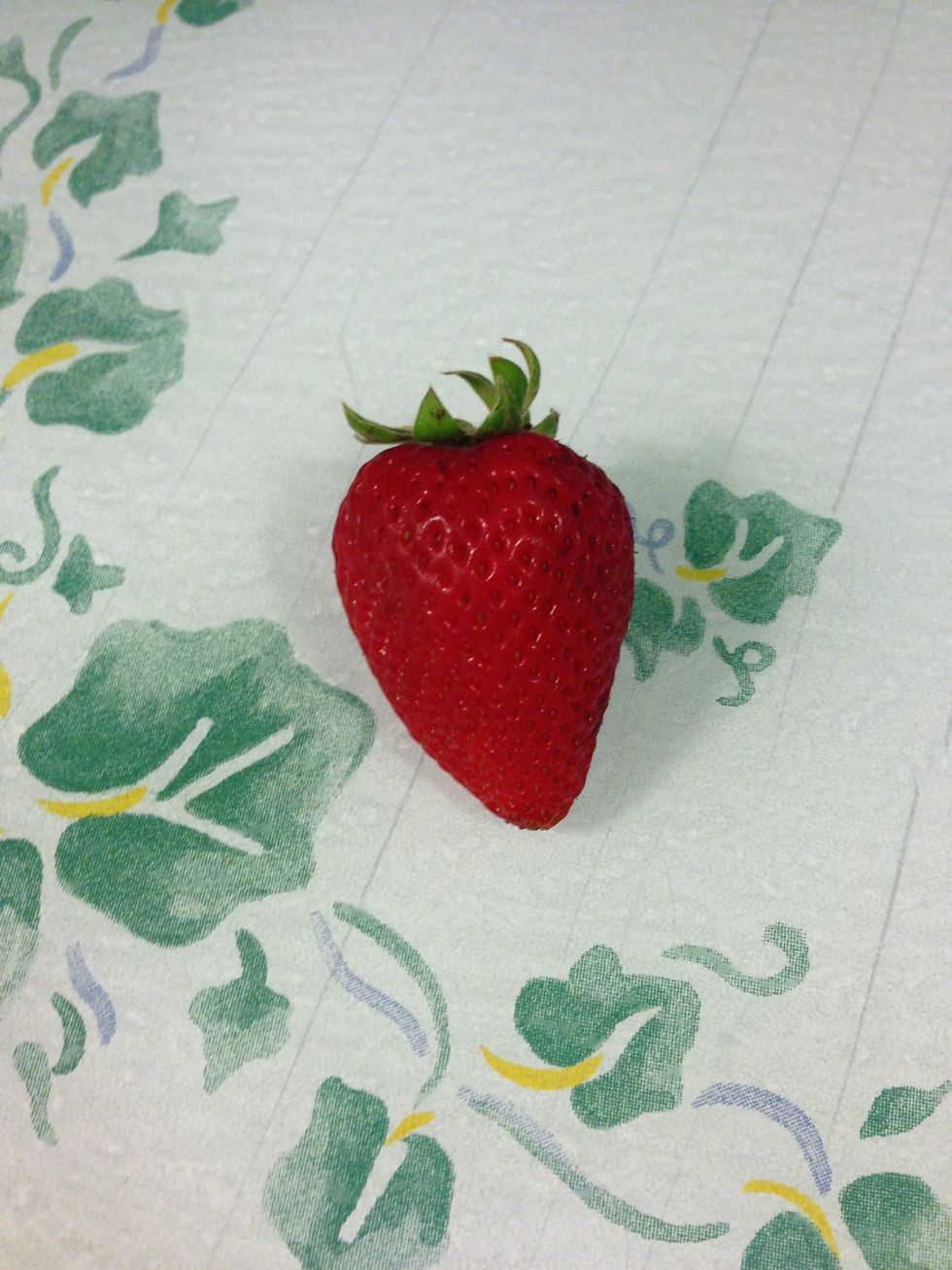 We'll remove the stem (also known as the peduncle) and the pith, which has almost no flavor.