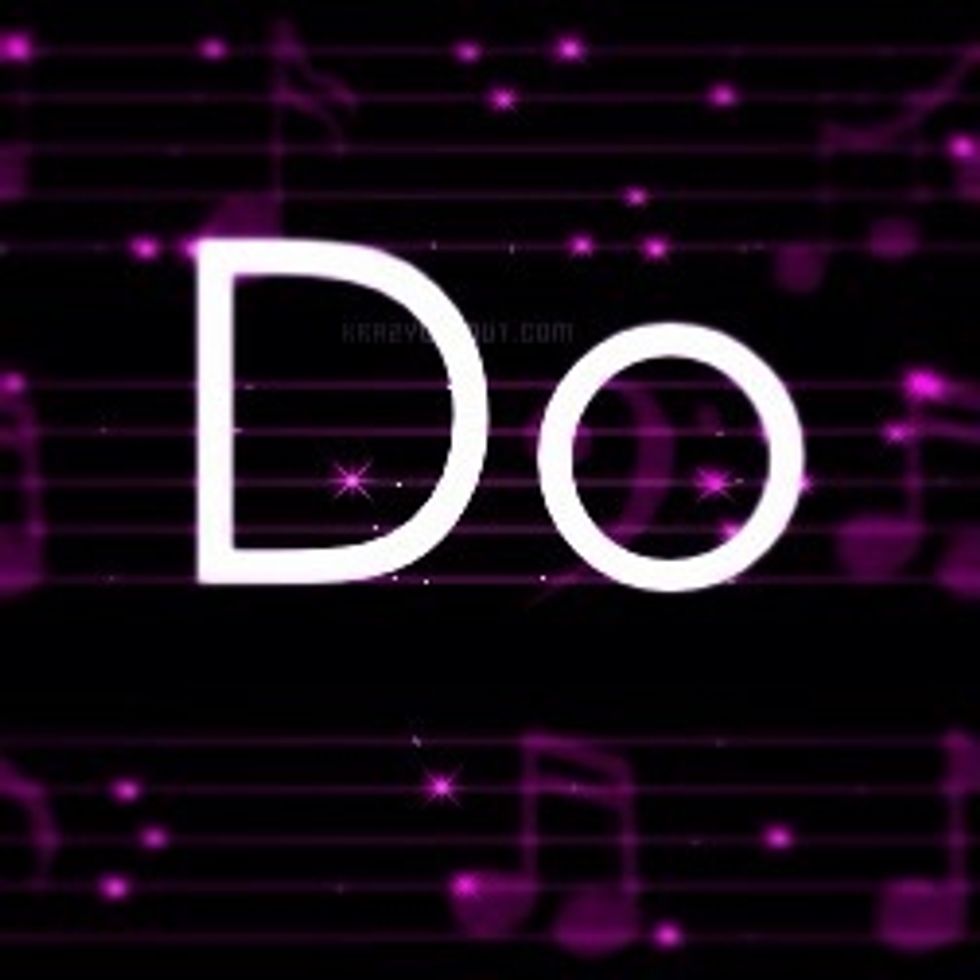 We need to know in Solfege, everything revolves around the note, Do.