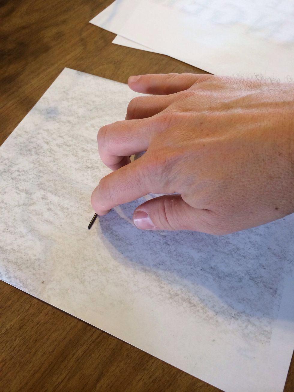 We're making a carbon copy. Remember carbon copies underneath checks so you could see what you wrote but then you never knew how many checks you had left and you go to pay your bills and be like-DANG!