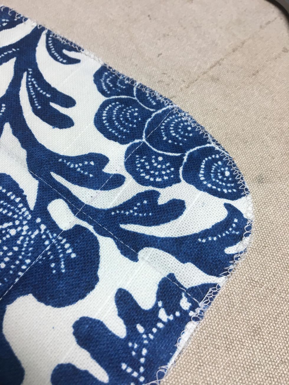 We served around the entire basket just to clean up the edges, although it is not necessary. Set aside.