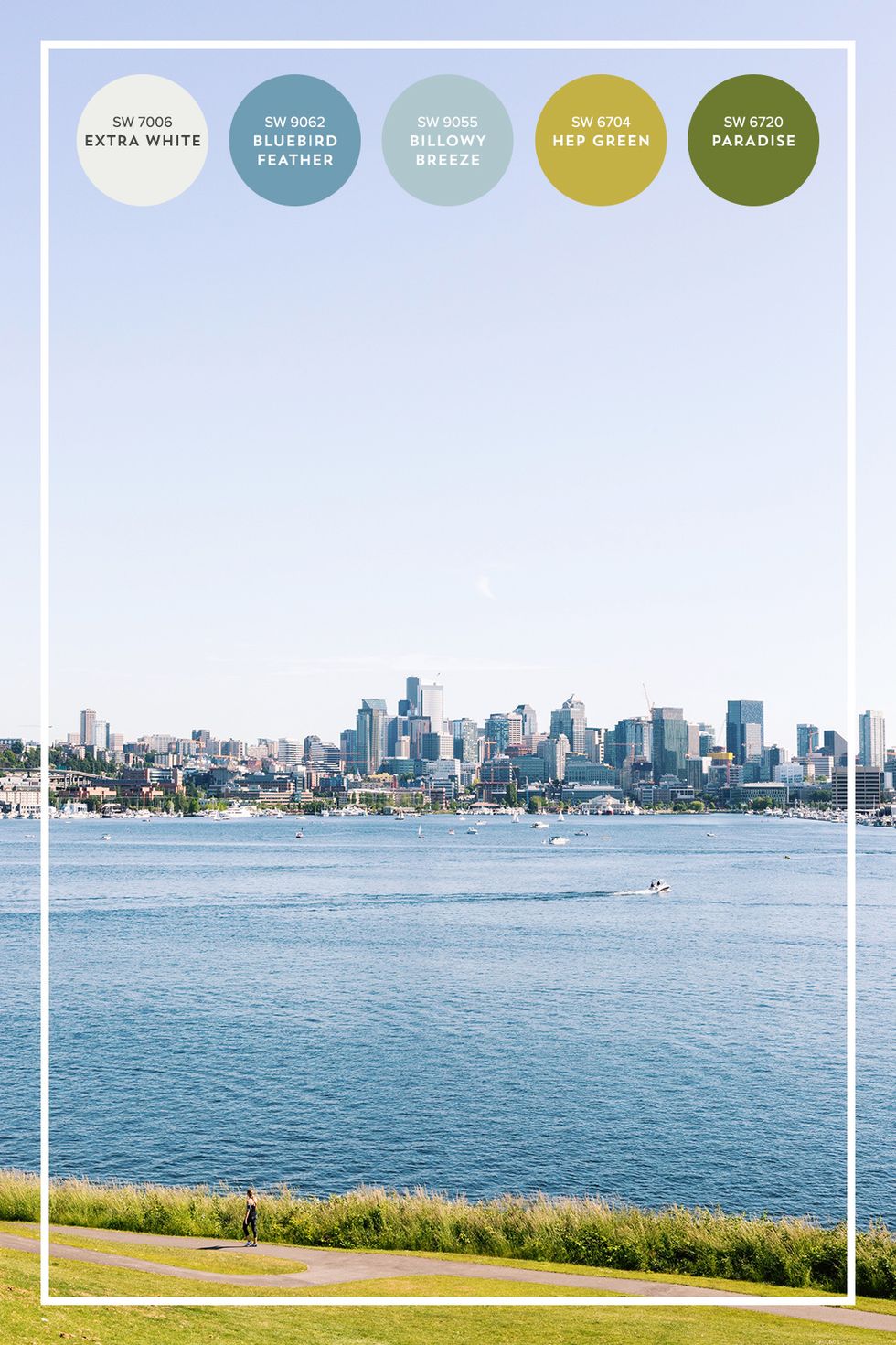 We spent the afternoon at Gas Works Park, a Fremont public park resting at the edge of Lake Union, with a killer view of Central Seattle. This view is especially stellar on sunny days ;)