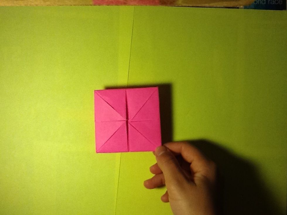 We turn the paper...