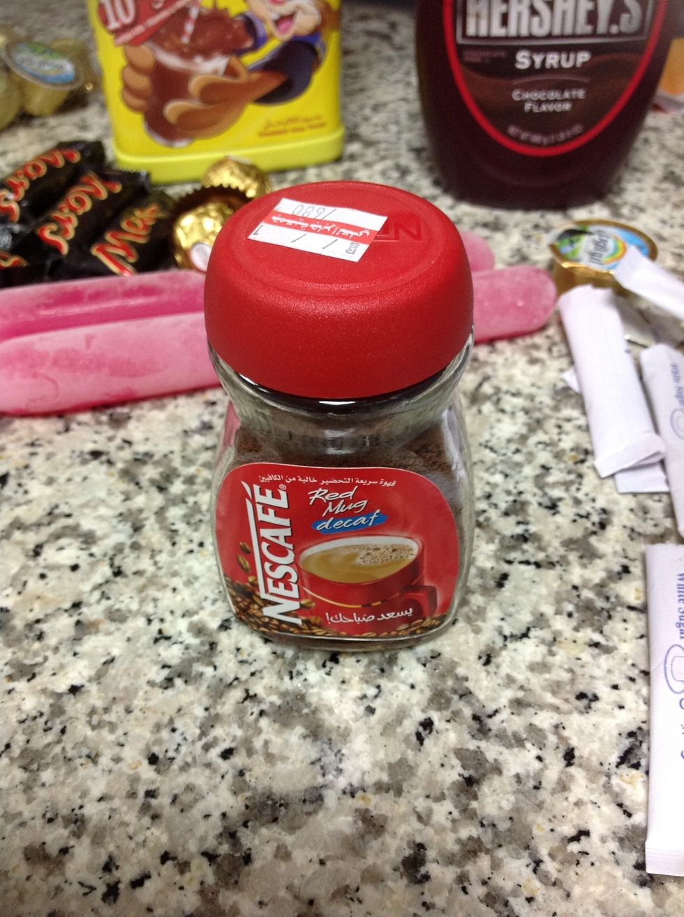 We use this kind off nescafe and but it inside the blender