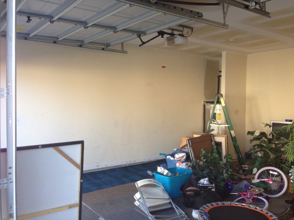 We used an old garage to create play space and another movie room for kids