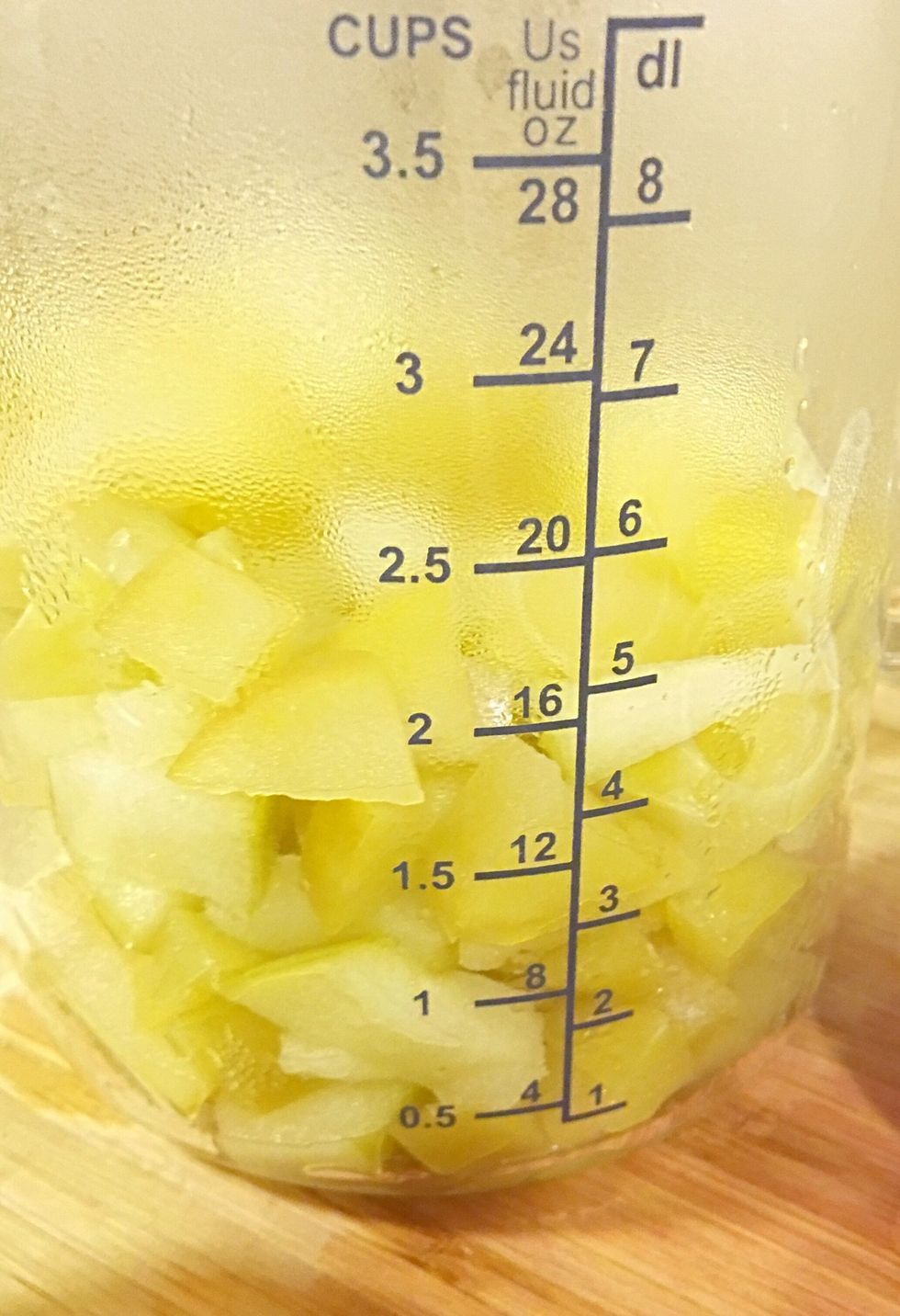 We used organic apples, did not peel, and selected a variety of 3.