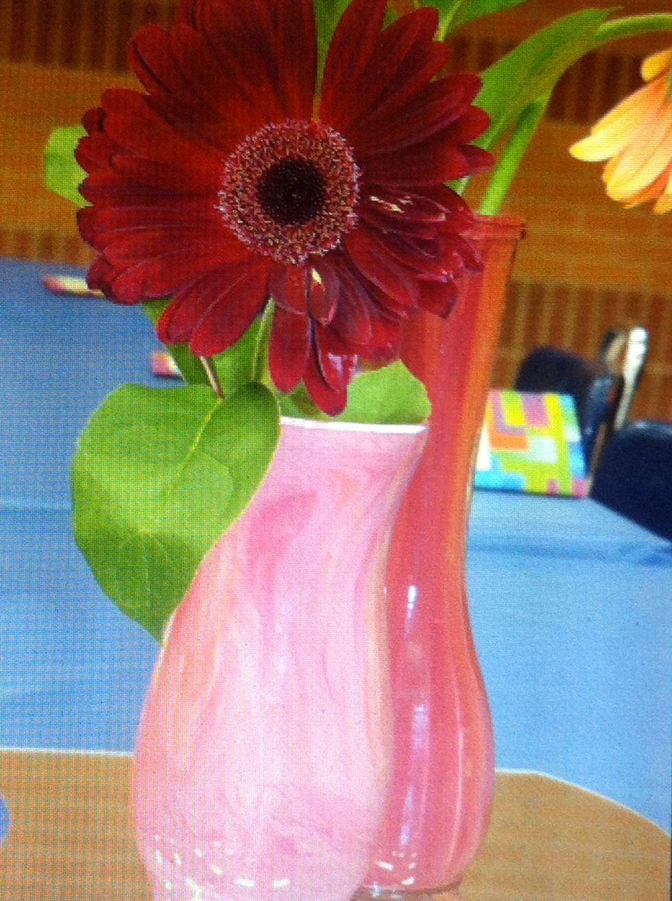 We used these as table decorations. WATER WAS NOT USED!! These are just decorative!!