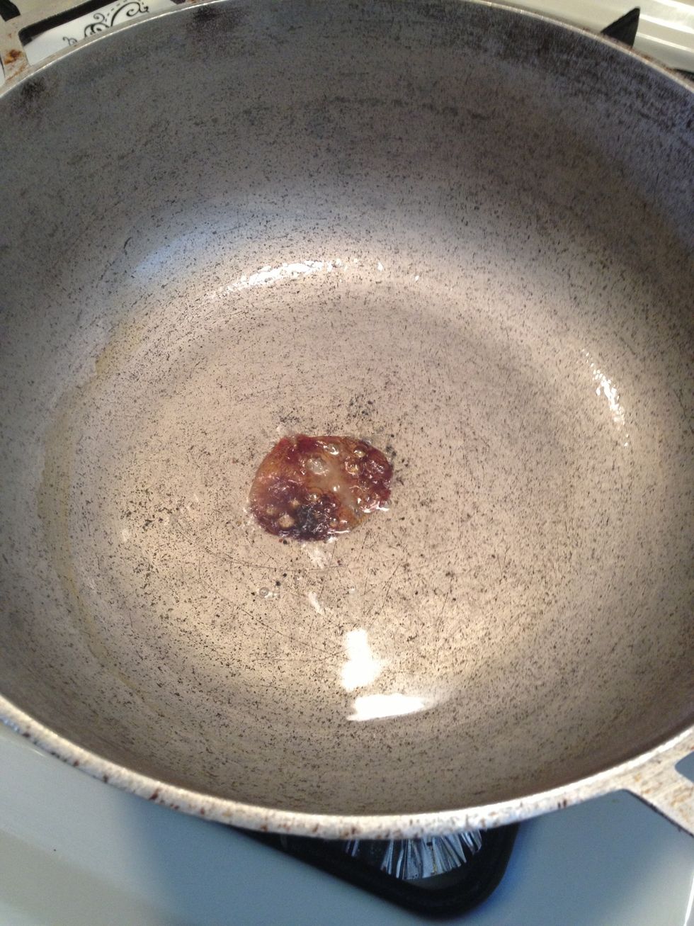 We want the sugar to caramelize, it gives the chicken a nice golden color. No sugar Taste.