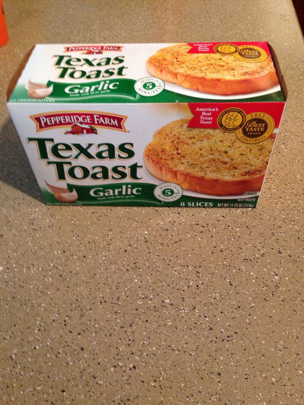 We will be serving with this delicious garlic bread preheat oven to 425