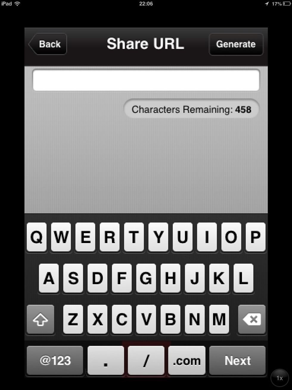 We will paste the link from the email into Red laser.
