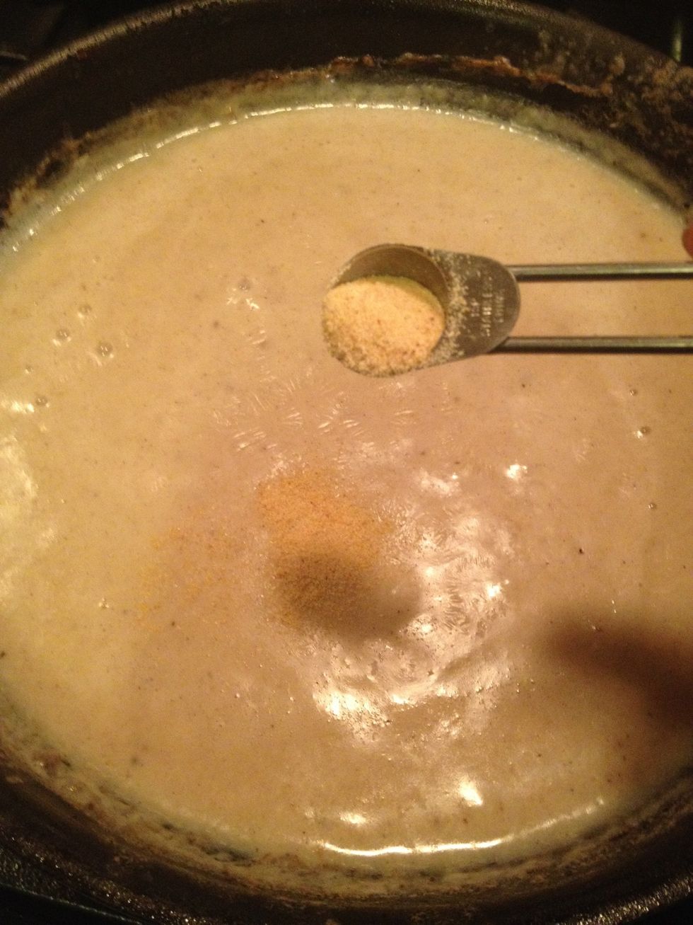 we will than add the garlic powder