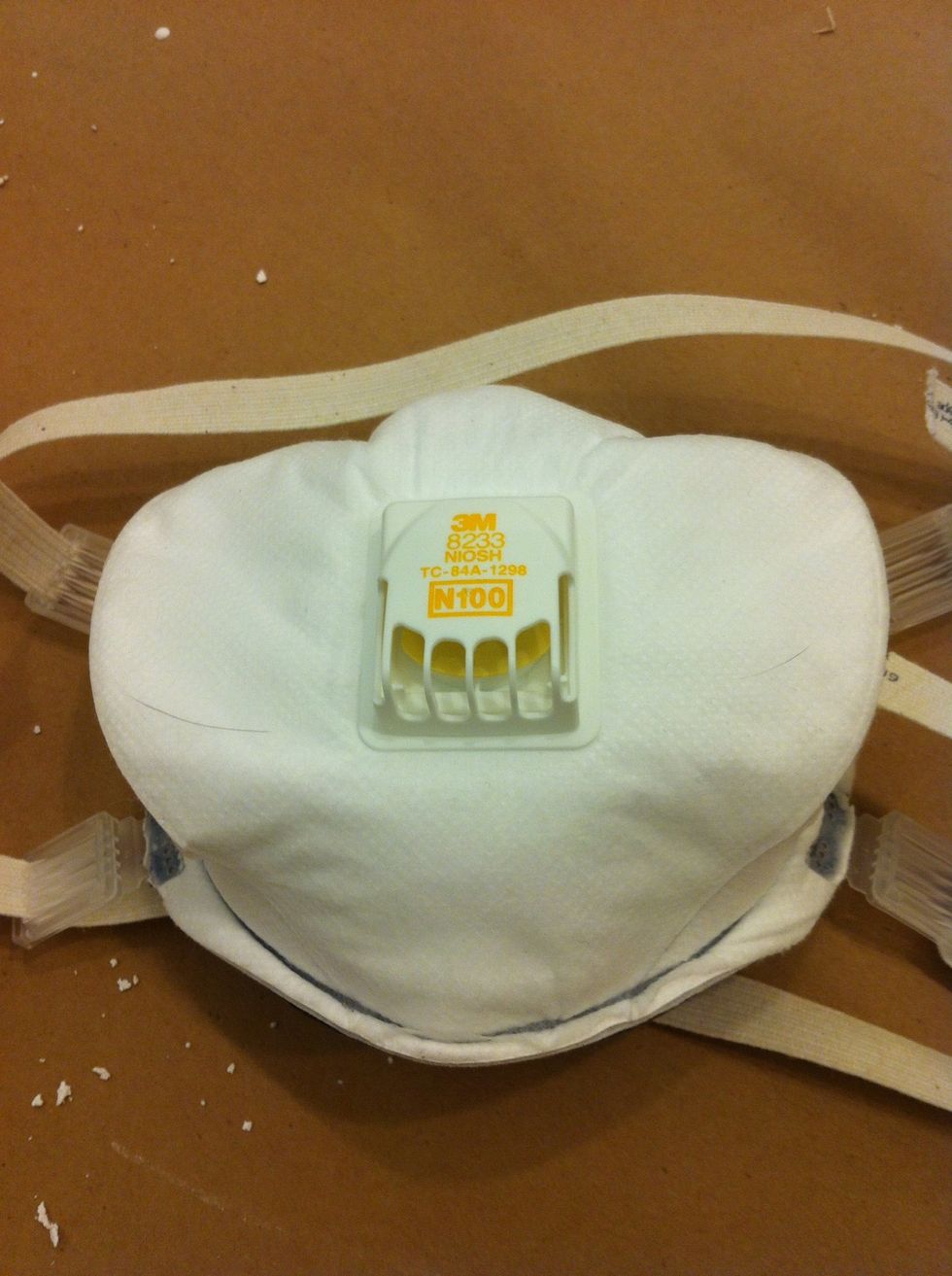 Wear an N95 dust mask.