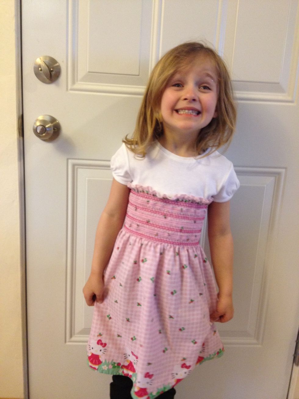 wear you new dress ;)