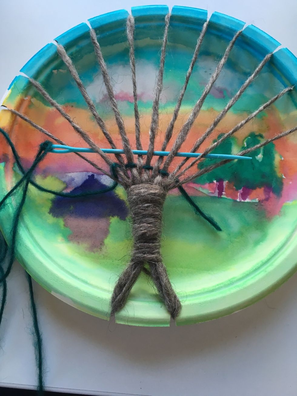 Weave your over and under pattern.