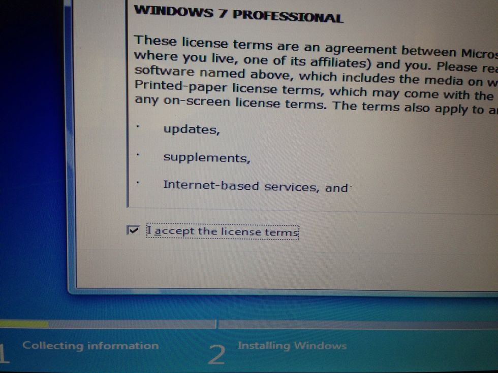 Wee! The button is checked, so we are good to go.