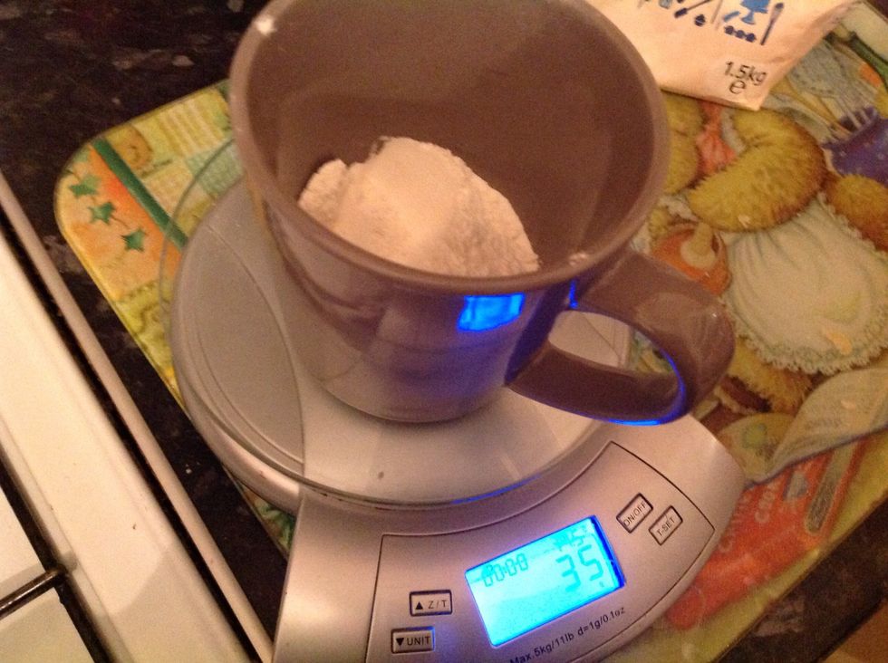 Weigh out your flour