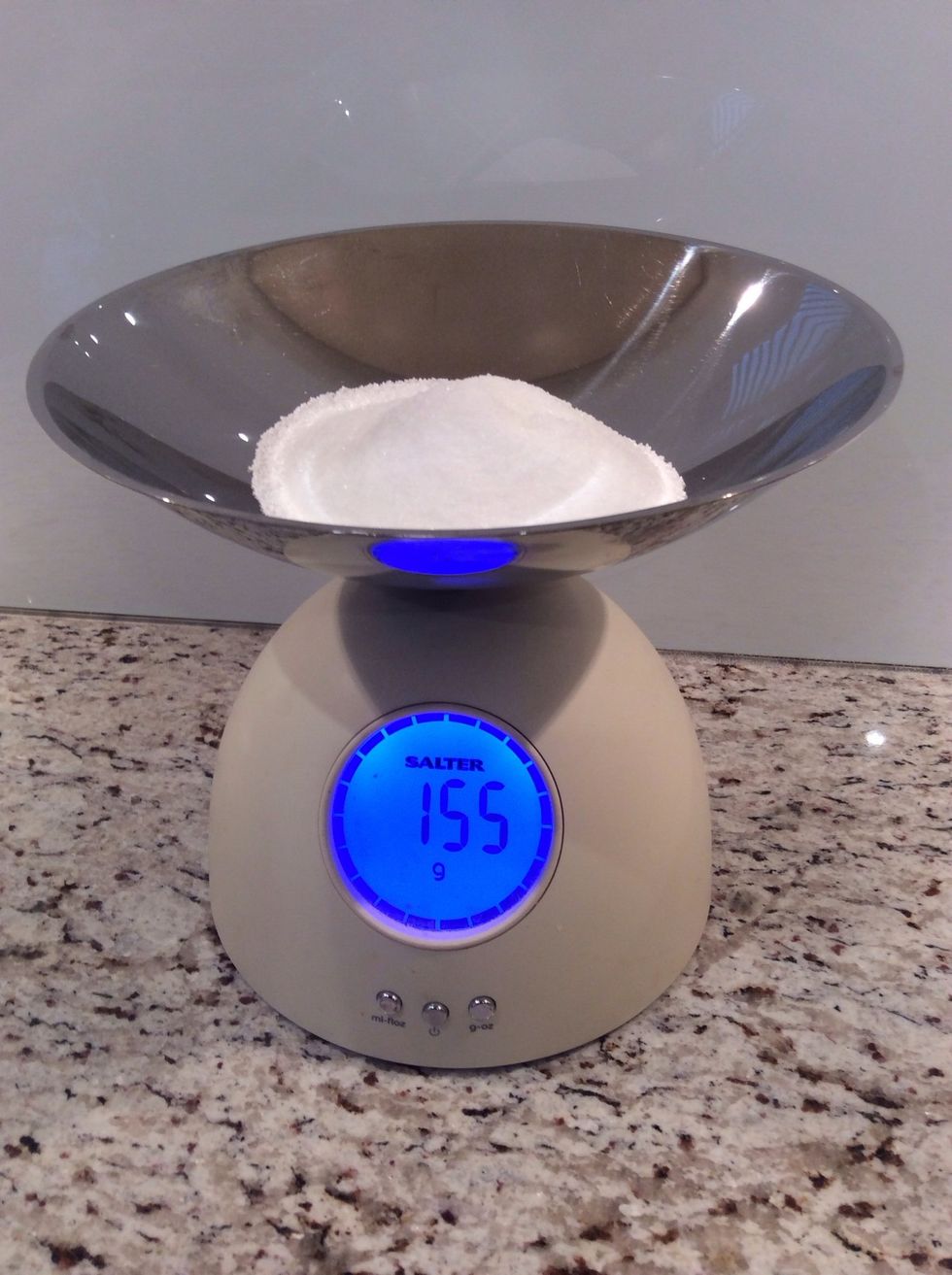 Weigh your sugar.