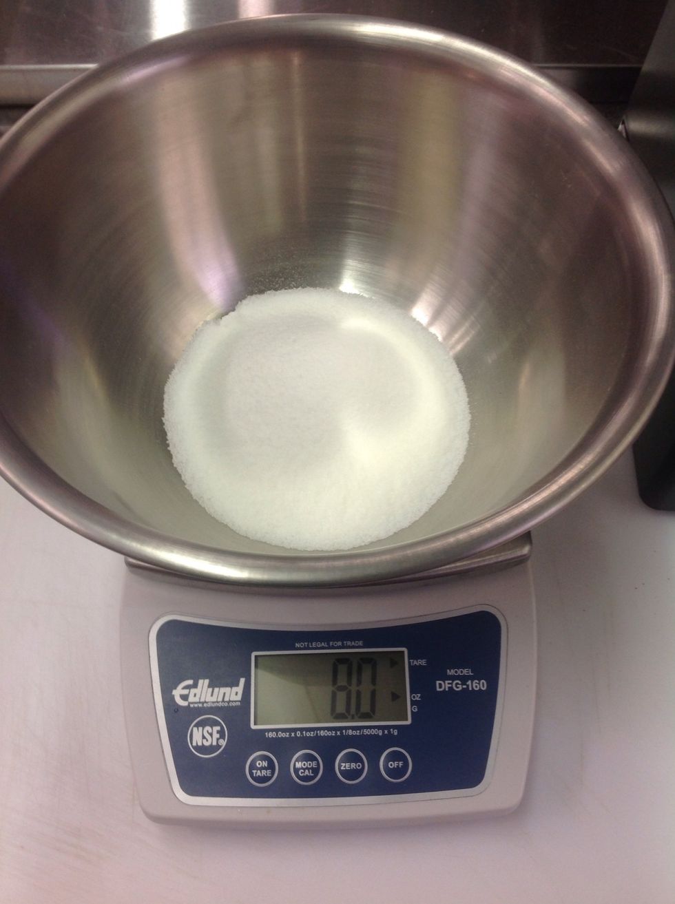 Weigh your sugar