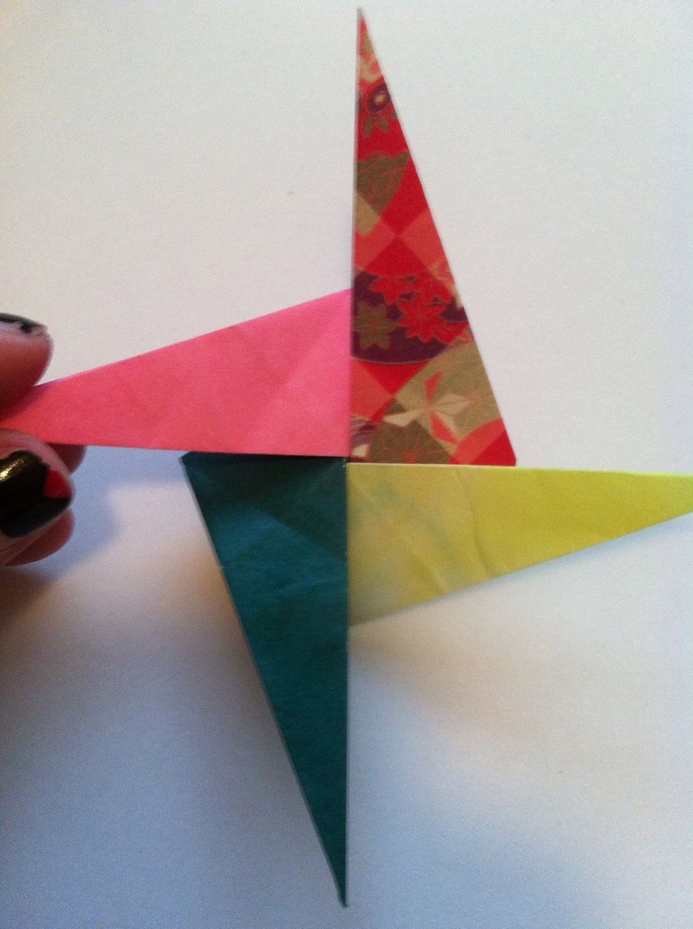 Well, after you finish the front side in step 22, flip it over.