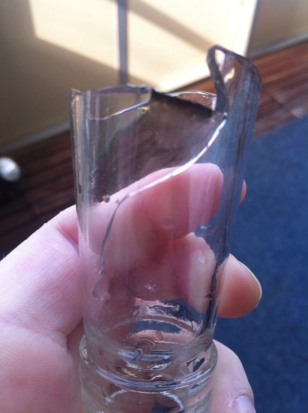 Well, it could be worse than that :) But it is sharp now, we need to Sand it down (do you say so? Sorry for bad, bad English)