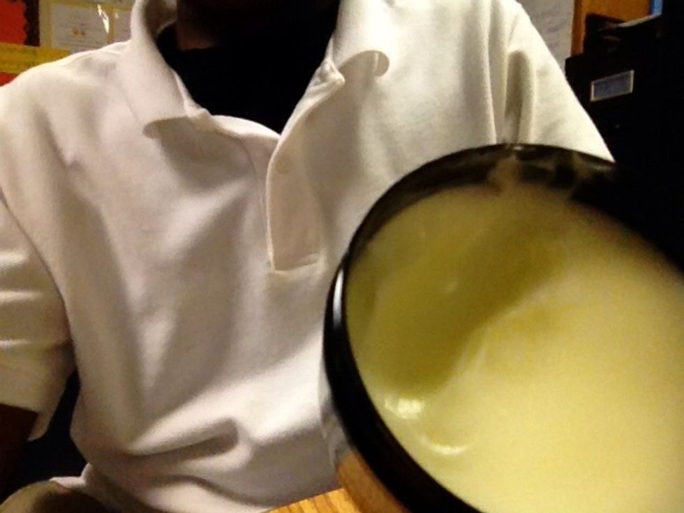 Wet ure hair then put grease in it