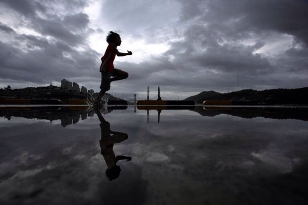 What activity can a young person participate in the stay fit and healthy?