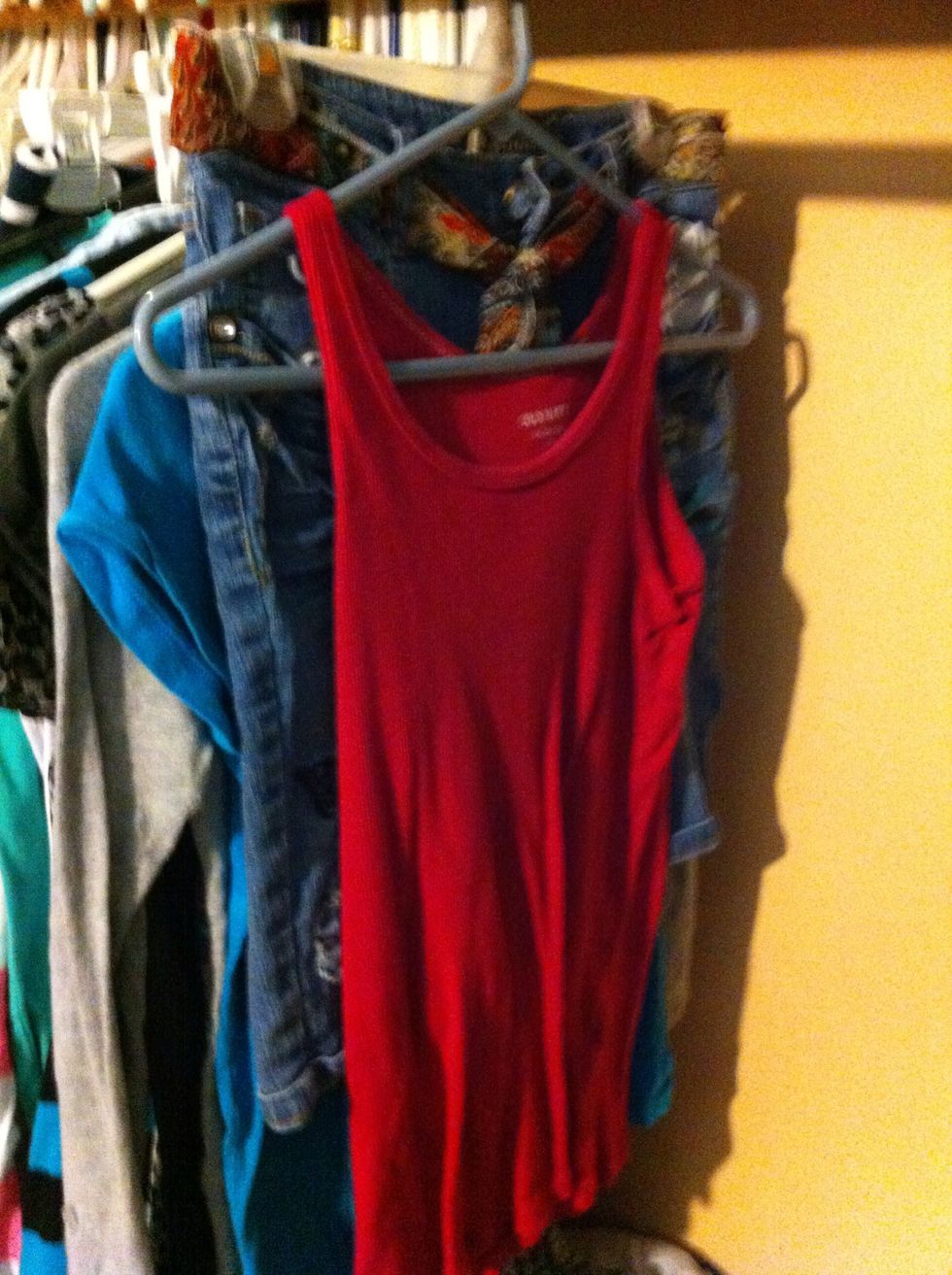 What's next? A summer top. Well that's out of season now. It's 54 degrees outside.