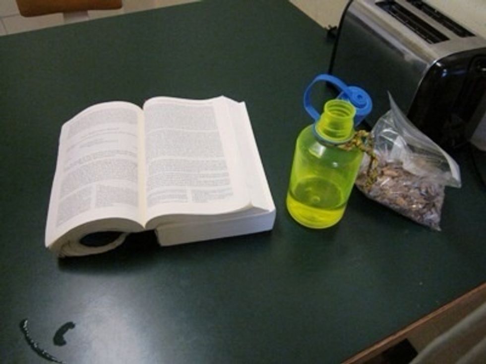 What to do while waiting? Well, this time I decided to read a book and eat some muddy buddies. This is one of the least structured parts of the bread baking process. So, it is up to you to decide.
