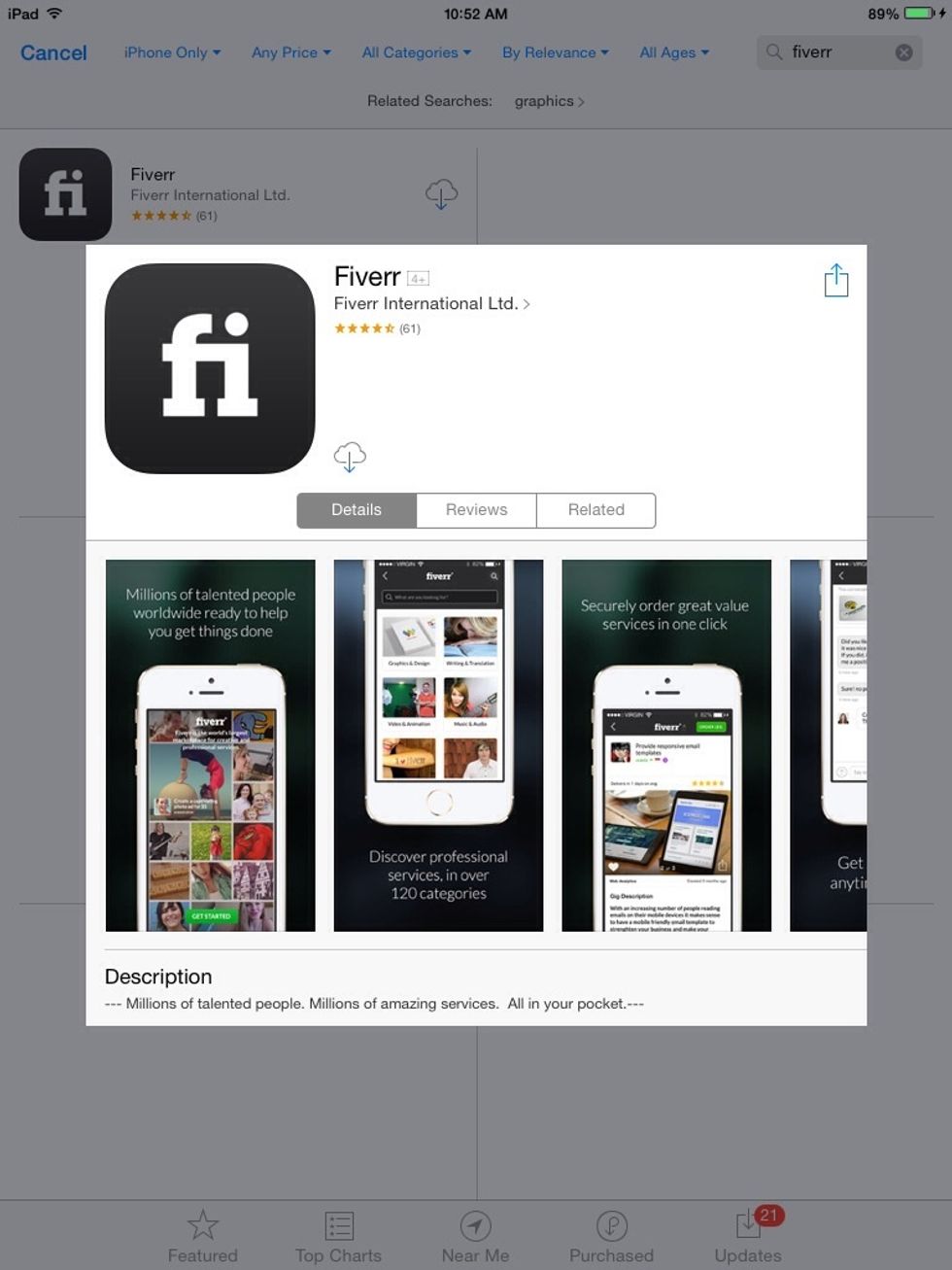 What would people do for $5? A lot! Get all sorts of things done for only 5 dollars! Need someone to edit a book, polish your resume, make your video game characters, or narrate your video? (Fiverr)