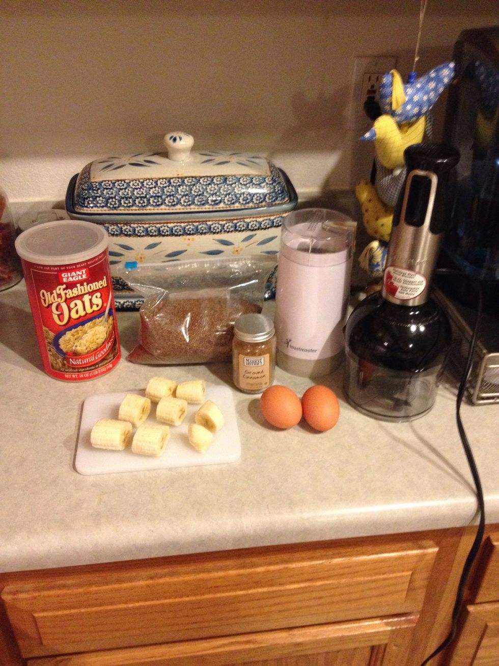 What you'll need. Exact measurements are under the supply tab. These amounts will make 4-6 pancakes depending on how big you make them.