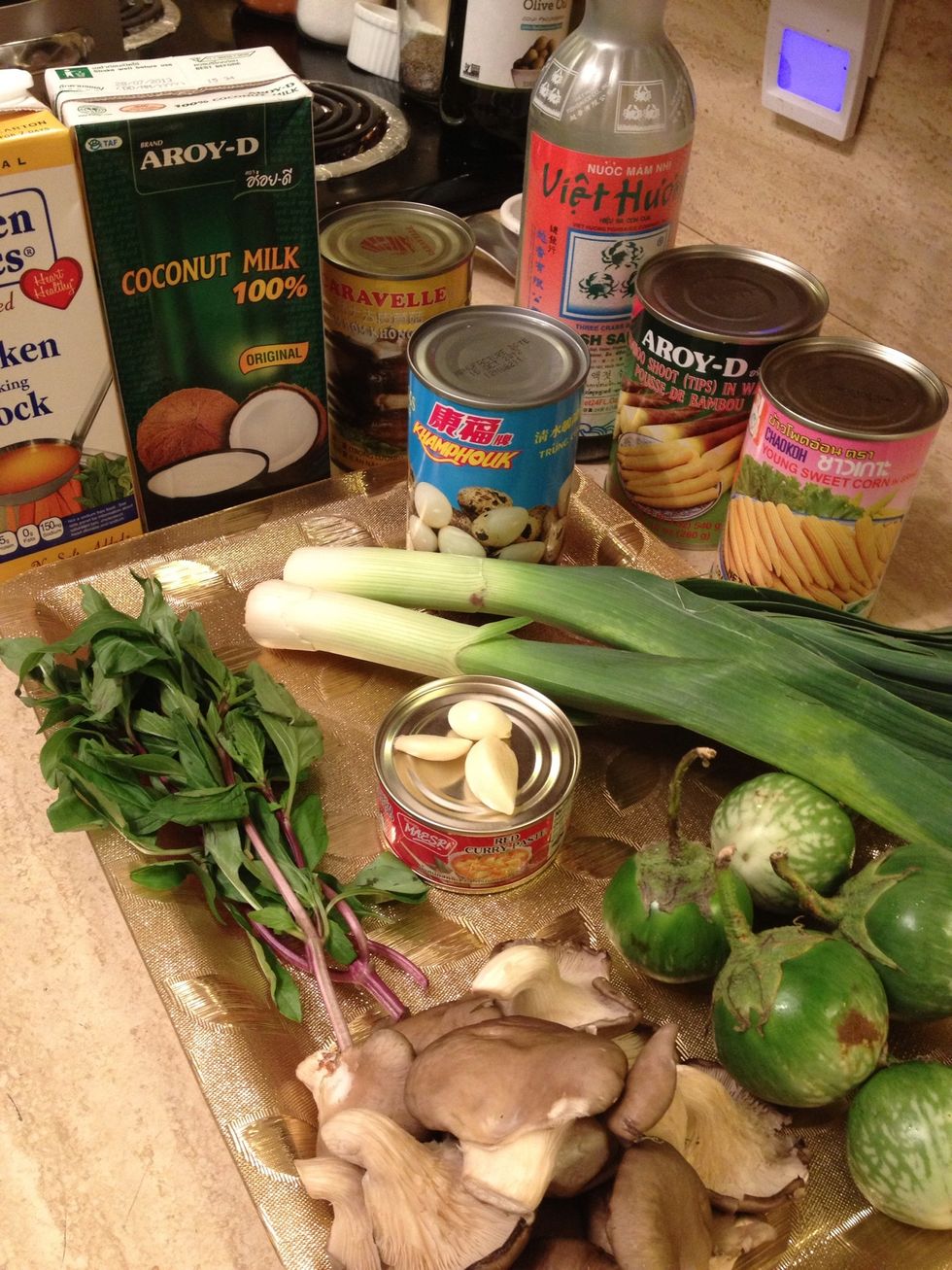 What you'll need. If you don't like some of the ingredients, just use what you have...anything can taste good in this curry dish(ex: zucchini, cauliflower, cabbage, potato...etc). It's all good!