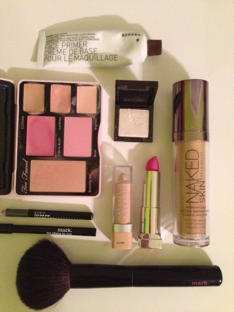 What you need, forgot mascara and liquid eyeliner..