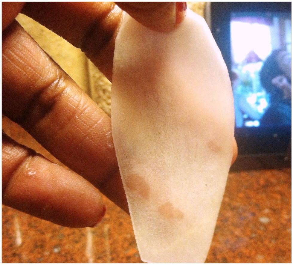 What you're looking for is almost sheer, but not quite. You'll want to taste the potato you see.