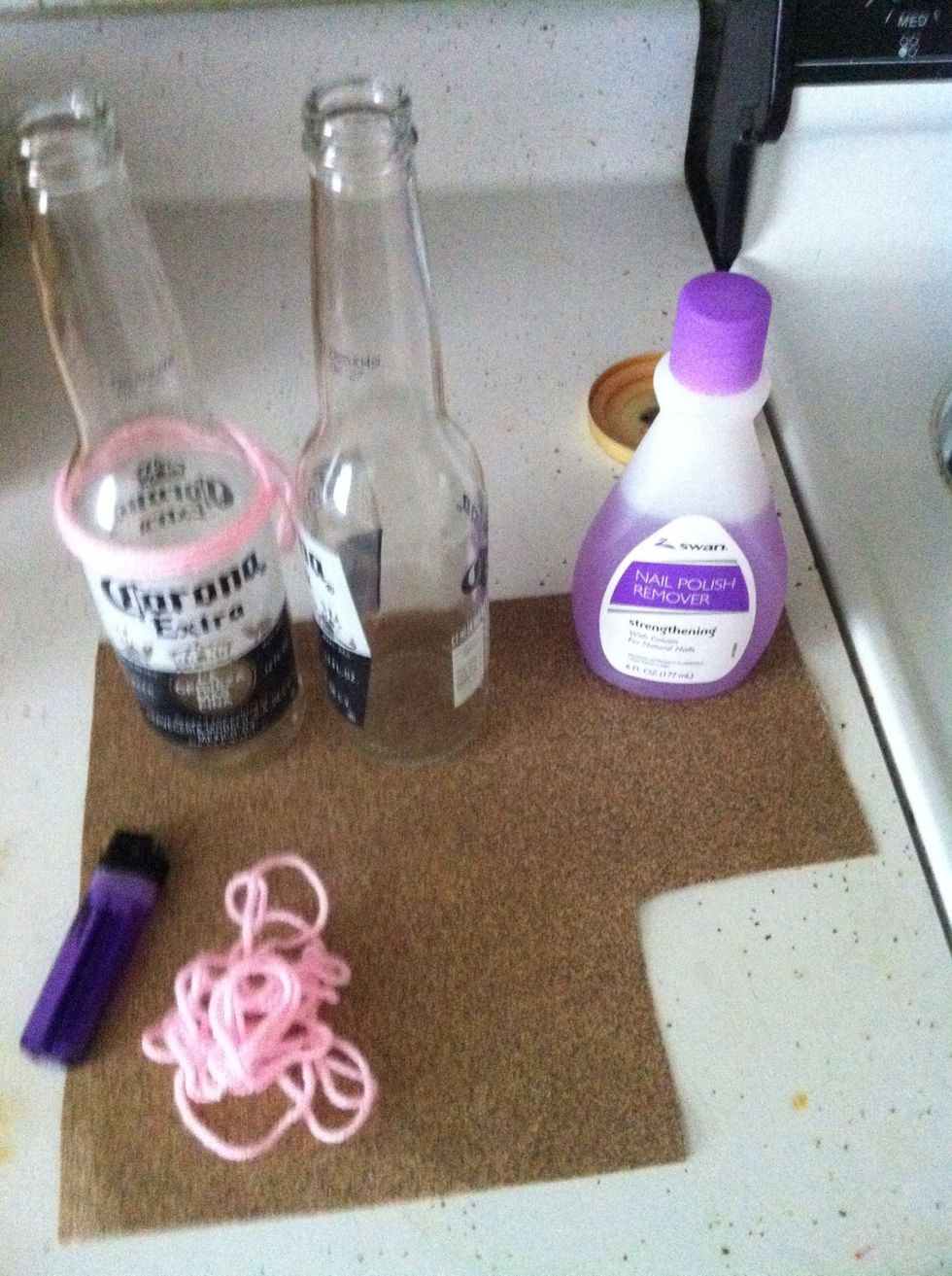 What you will need.. I forgot to add the gloves in the photo, oops c: