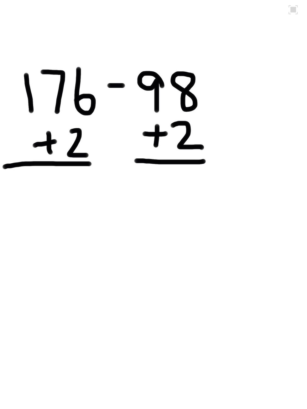 Whatever you do to the subtrahend, you need to do the same to the minuend. That way, the difference will still be the correct answer.