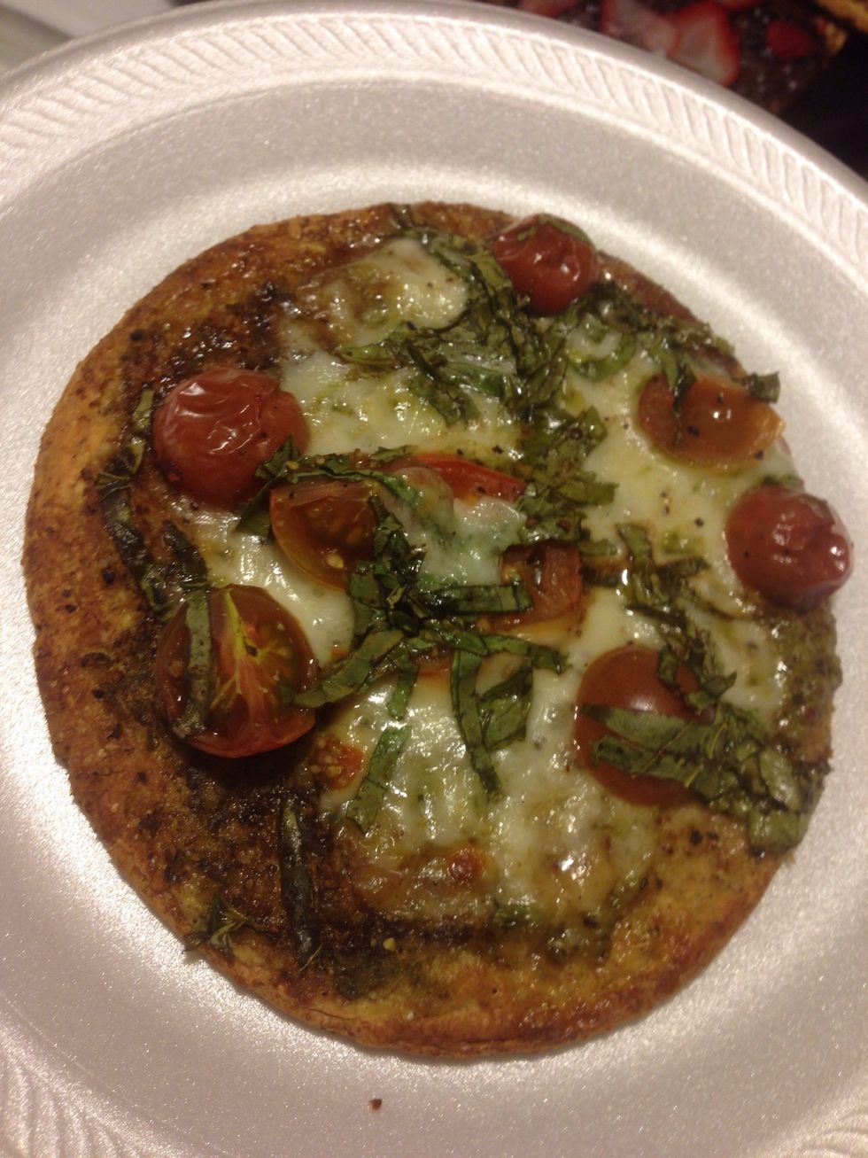 Wheat with balsamic vinegar.