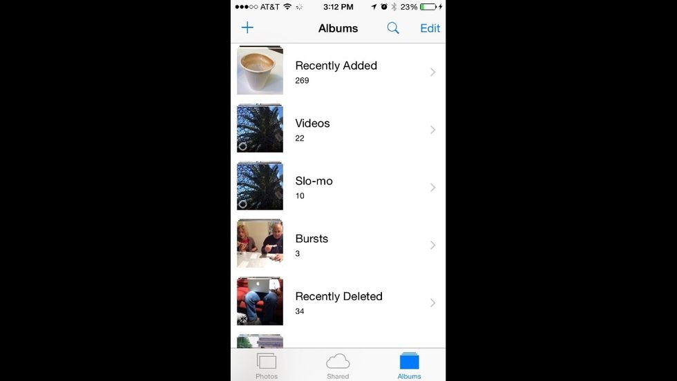 When a photo or video is deleted on iOS it is added to a album called Recently Deleted. You can access this album by opening the Photos app, select the Albums tab and navigate to Recently Deleted.