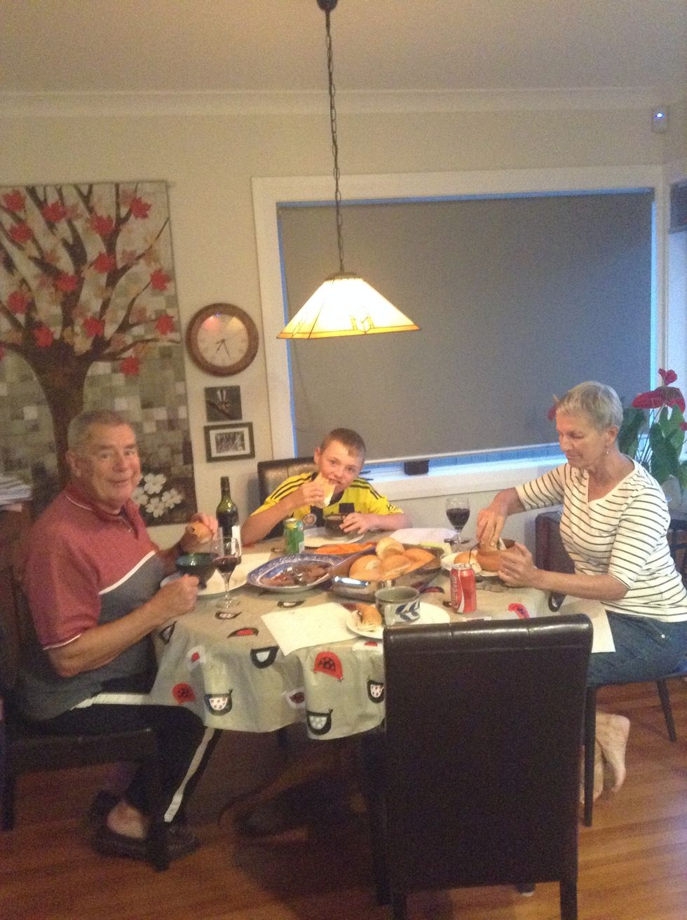 When all is prepared set out on the table and enjoy. Bon appetit!