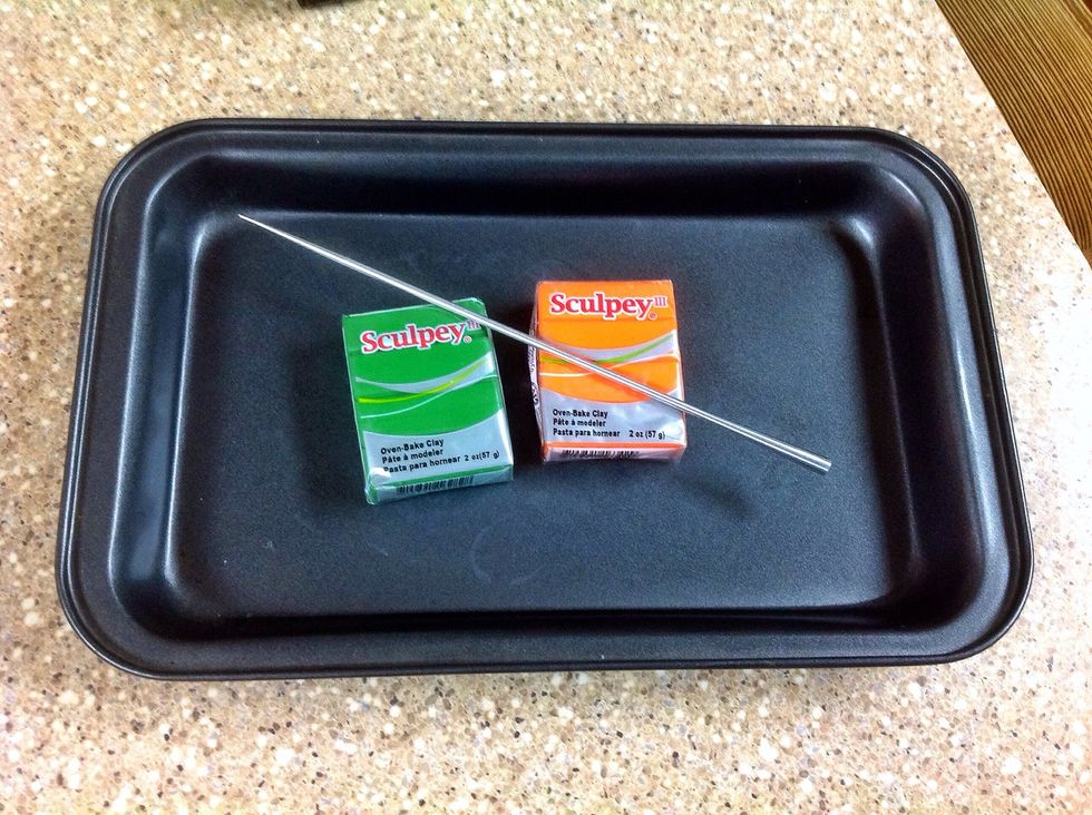 When all of your supplies are assembled, double check that your tool and cookie sheet are clean, as well as your hands and surface.