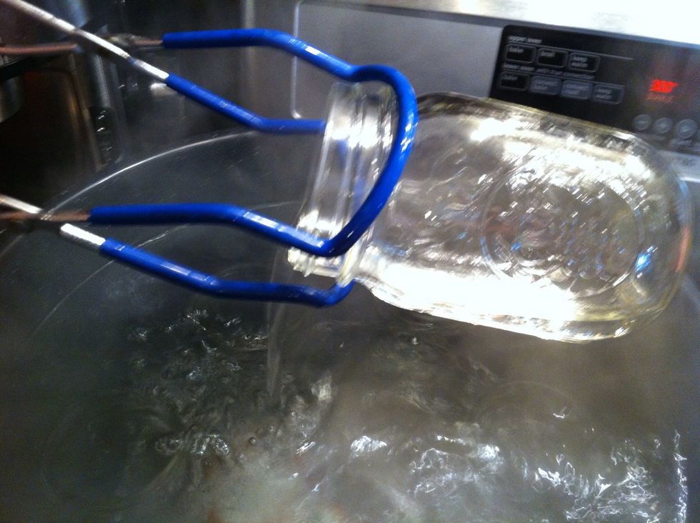 When all the way out, turn to pour out the water.