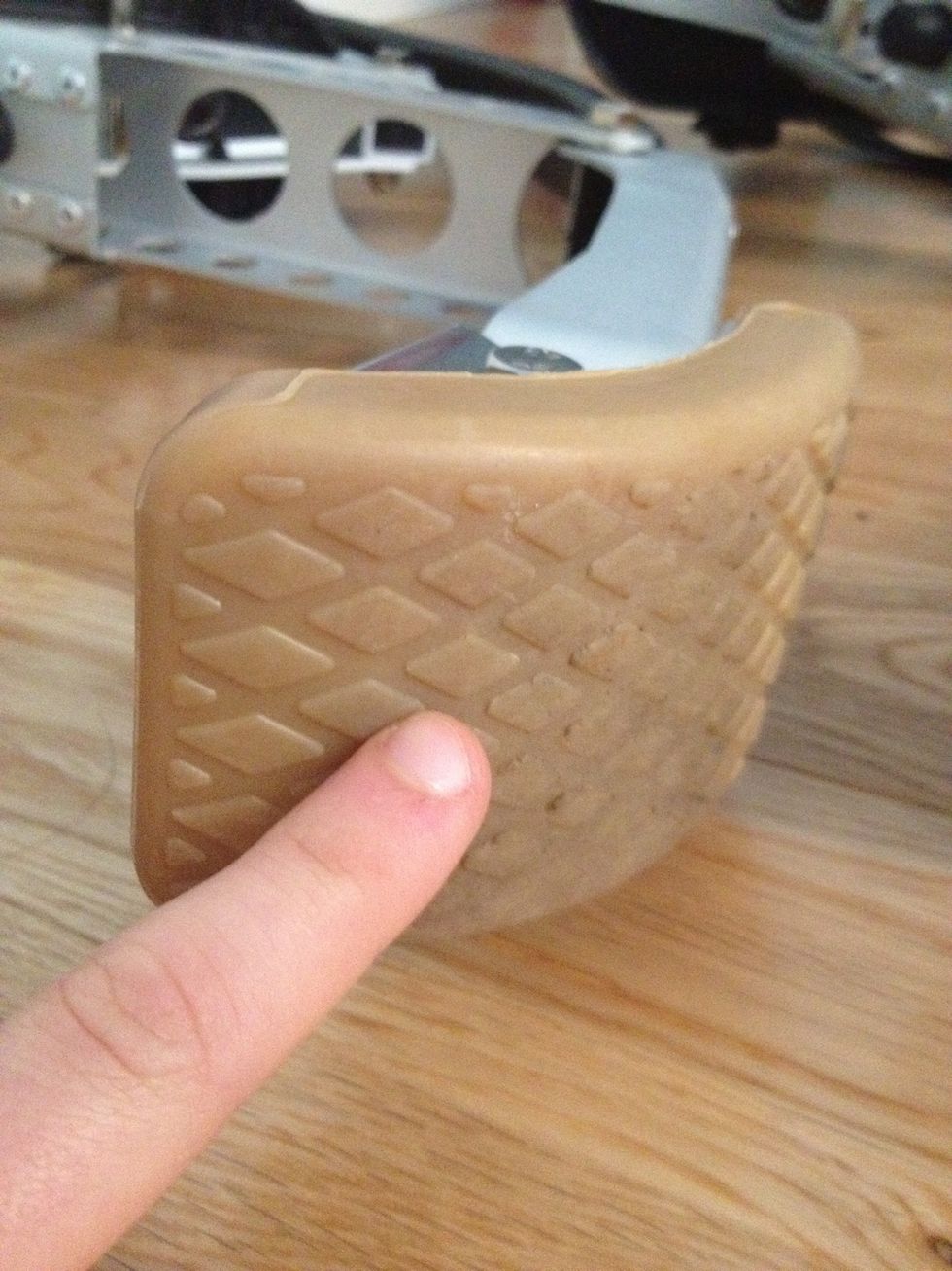 When attempting to walk on your own, make sure that each "hoof" is firmly on the ground when each step is taken. Also, have a friend nearby in case you fall.